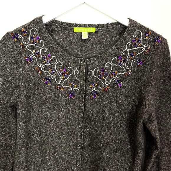 Sigrid Olsen Beaded Cardigan - Picture 2 of 12